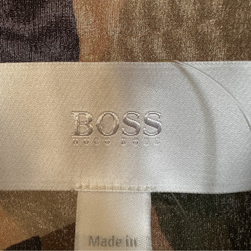 Hugo Boss Dakaria Camo Shirt Dress in Size 10 - NEW! - Picture 5 of 5